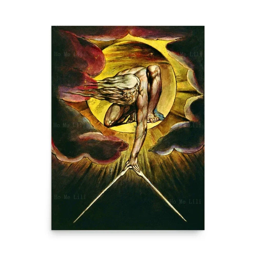 Ancient Of Days Poster Print Canvas Painting Home Wall Decor