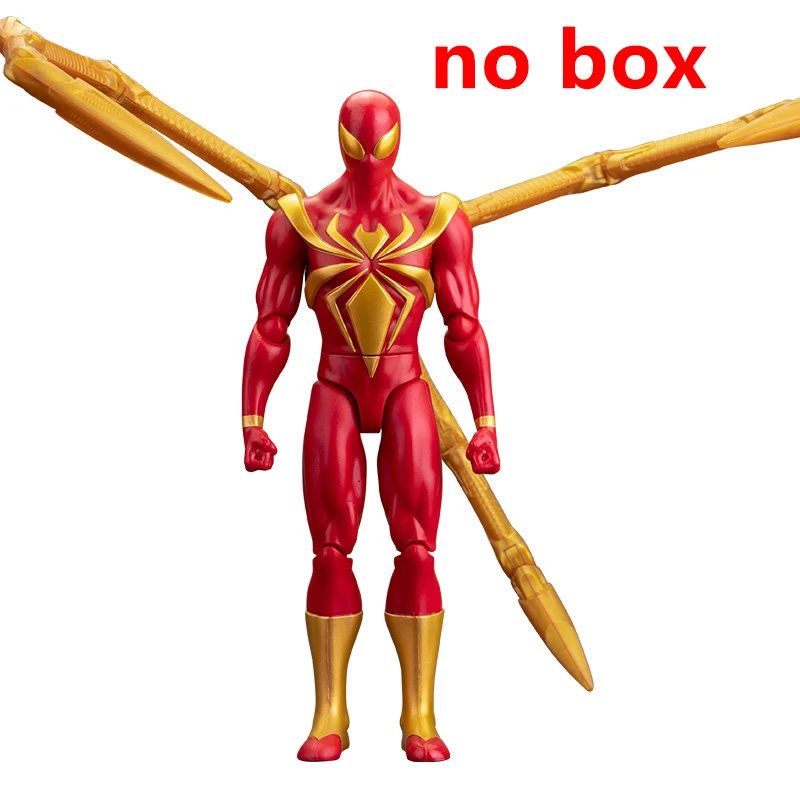 18cm Originele Legendarische Thanos Hulk Iron Man Spider Man Gwen Miles Morales Opbergdoos Hero Avenger Standbeeld Karakter Speelgoed