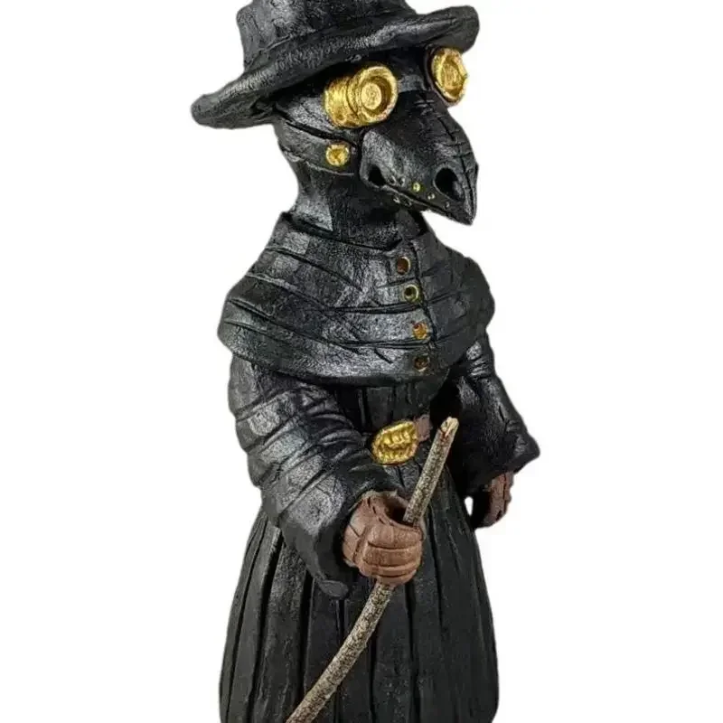 Halloween Plague Doctor Incense Burner Mr. Mini Crow Decompresses The Incense Burner Home Mr. Crow Incense Burner Statue