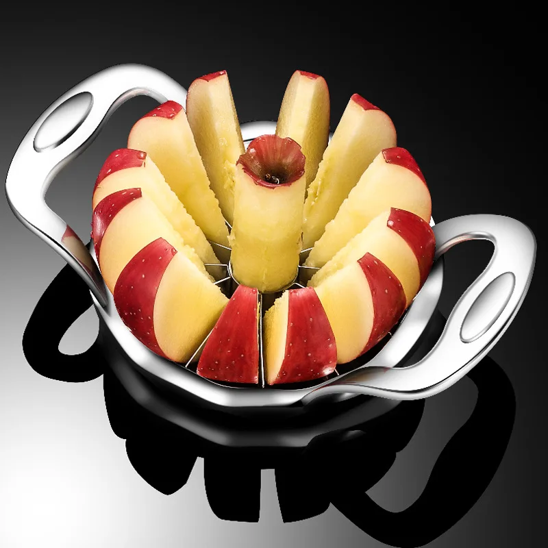 304 stainless steel apple slicer thickened zinc alloy fruit corer kitchen fruit cutting tool