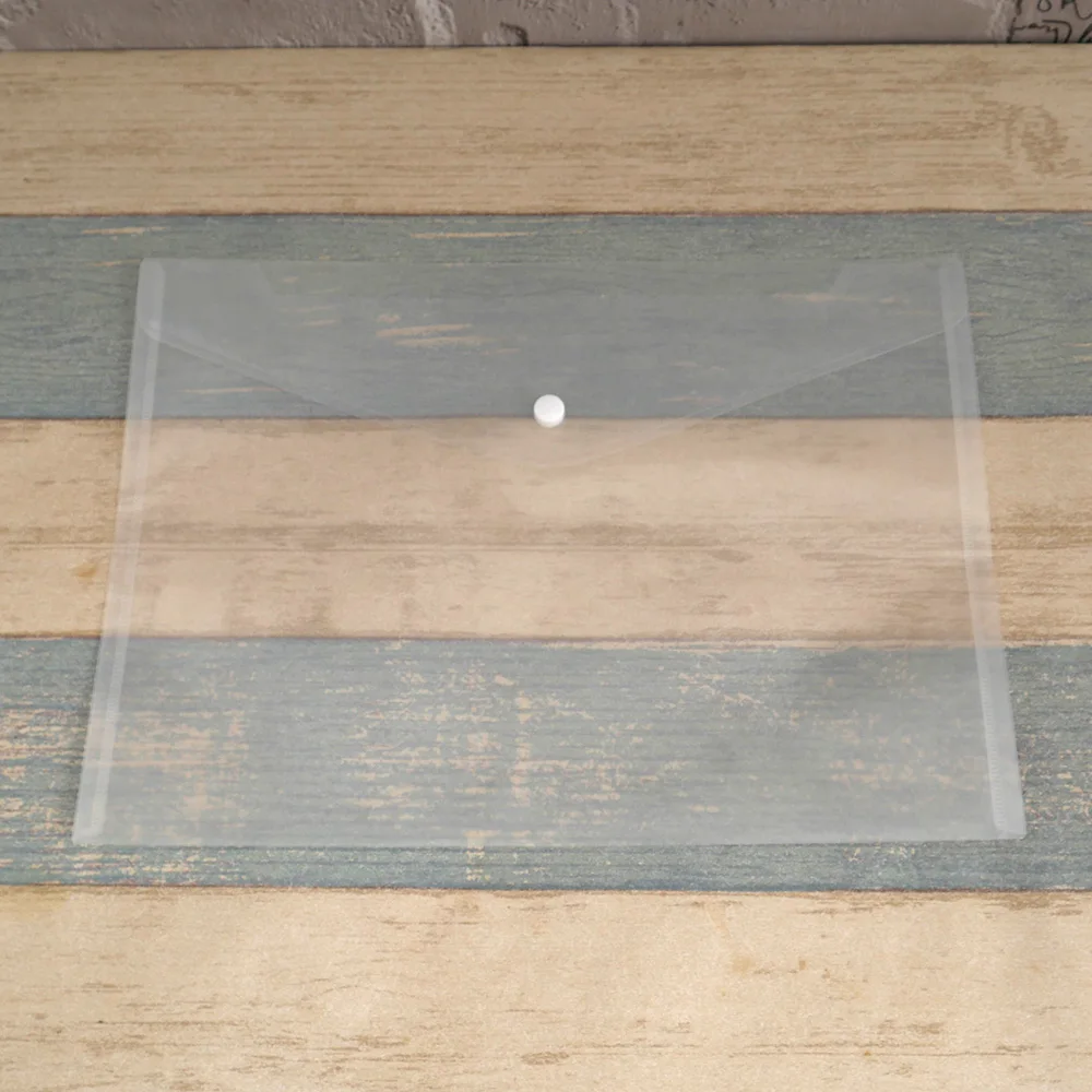 Plastic Envelopes Clear Document Folders Poly Envelope Folders Transparent Project Envelope Folders With Snap Button Closure
