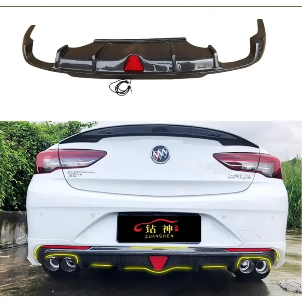 

New! For Opel Insignia 17-19 Buick Regal GS Carbon Fibre Rear Lip Modified Car Accessories Back Bumper Spoiler Body Kits