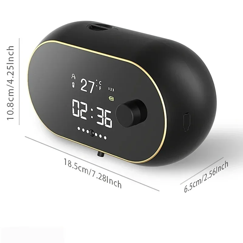 Wall-mounted Automatic Soap Dispenser Screen Soap Dispenser Automatic Touchless Rechargeable Sensor Soap Dispenser with LED