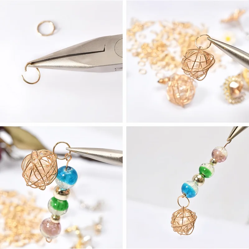 100/200 Stück 3-10mm Edelstahl-Spaltringe, offene Einzelschlaufen, Verbindungsringe für DIY-Bastelarbeiten und Schmuckherstellung – Detail 5