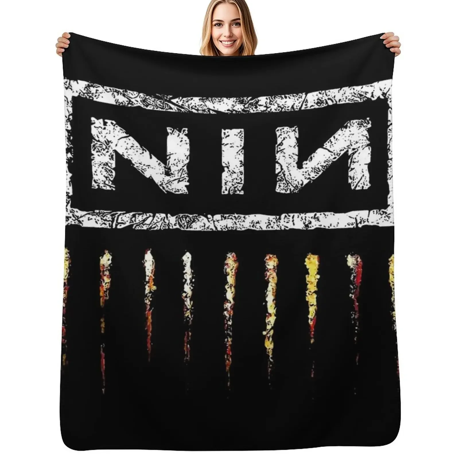 

Dark Red of N-I-N Throw Blanket Luxury Throw Luxury Designer blankets and throws Blanket