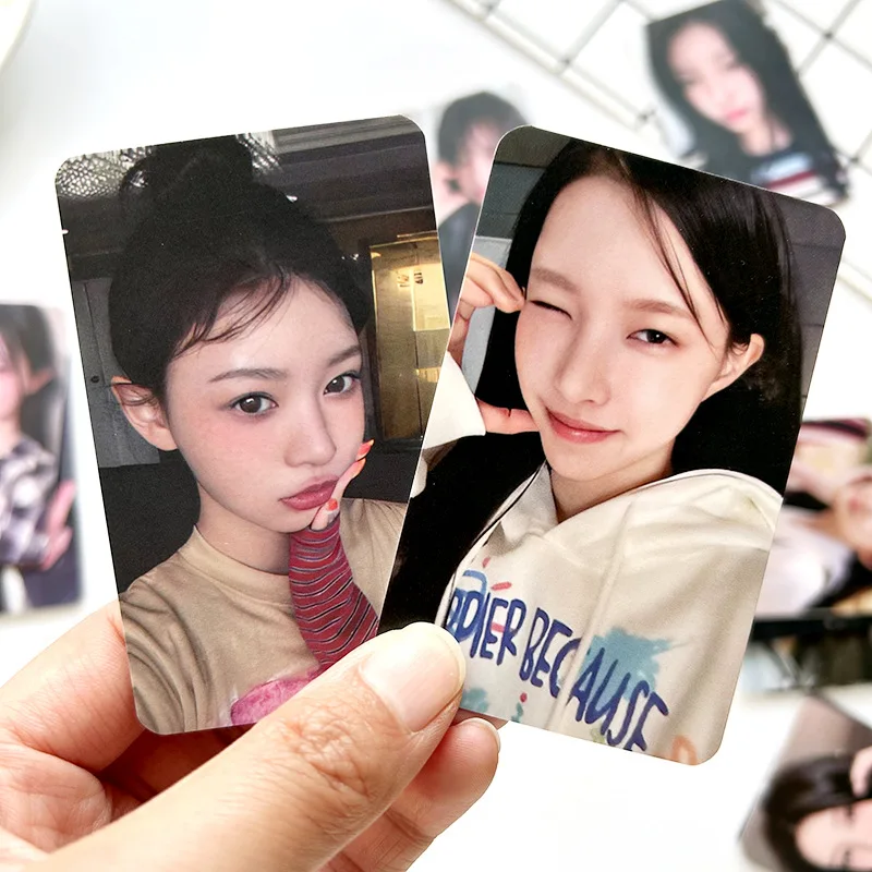 5Pcs/Set ILLIT Idol Girl New Album Super Real Me HD Printd Photocards YUNAH MINJU MOKA WONHEE IROHA Lomo Cards Fans Gifts