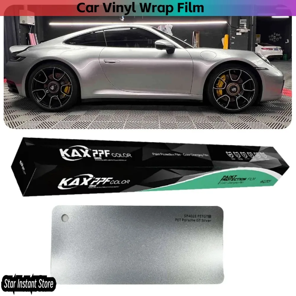 

PVC/Pet Gt Sliver Vehicle Vinyl Wrap Film for Car Sticker Liquid Metal Silver Car Wrap Color Liner Manufacturer Hot Selling