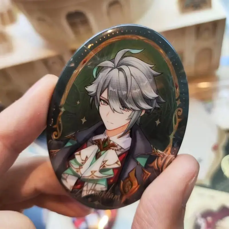 Anime Genshin Impact X Kfc Cosplay Alhaitham Kaveh Acrylic Standing Plates Badges Sent On June 30th Birthday Graduation Gift Toy