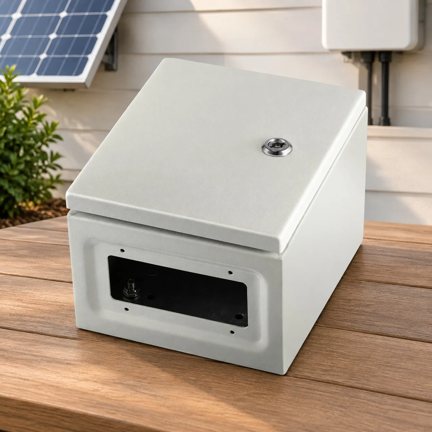 NEMA Metal Case, 10 x 8 x 6'' 4X Electric Enclosure, IP66 Water & Dust Resistant, Suitable for Both Outdoor & Indoor Use