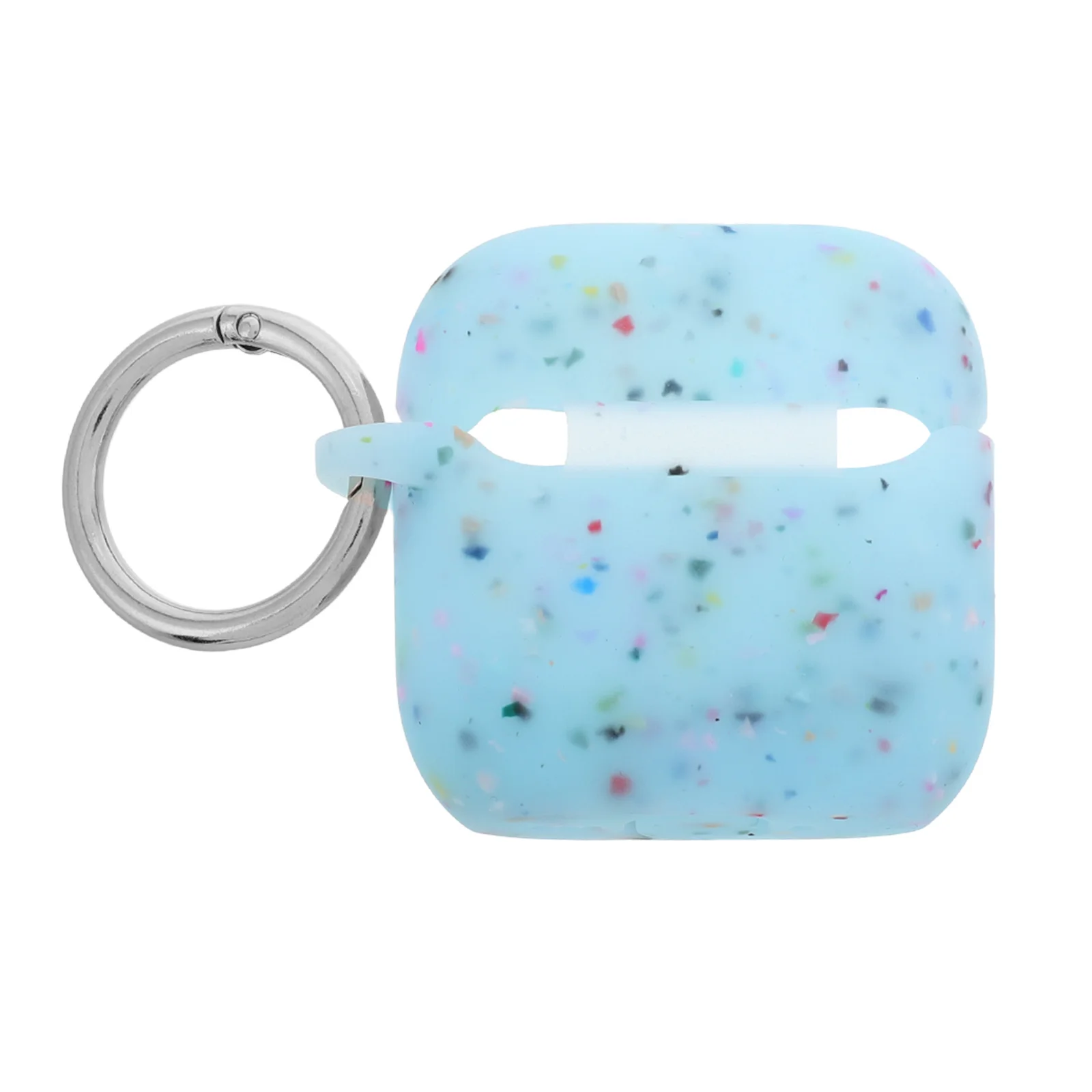 

Glow In The Dark Earphone Protective Cover Silicone Buds Case Luminous Headphones Shell Earbuds Bag Spring Clip Keyring