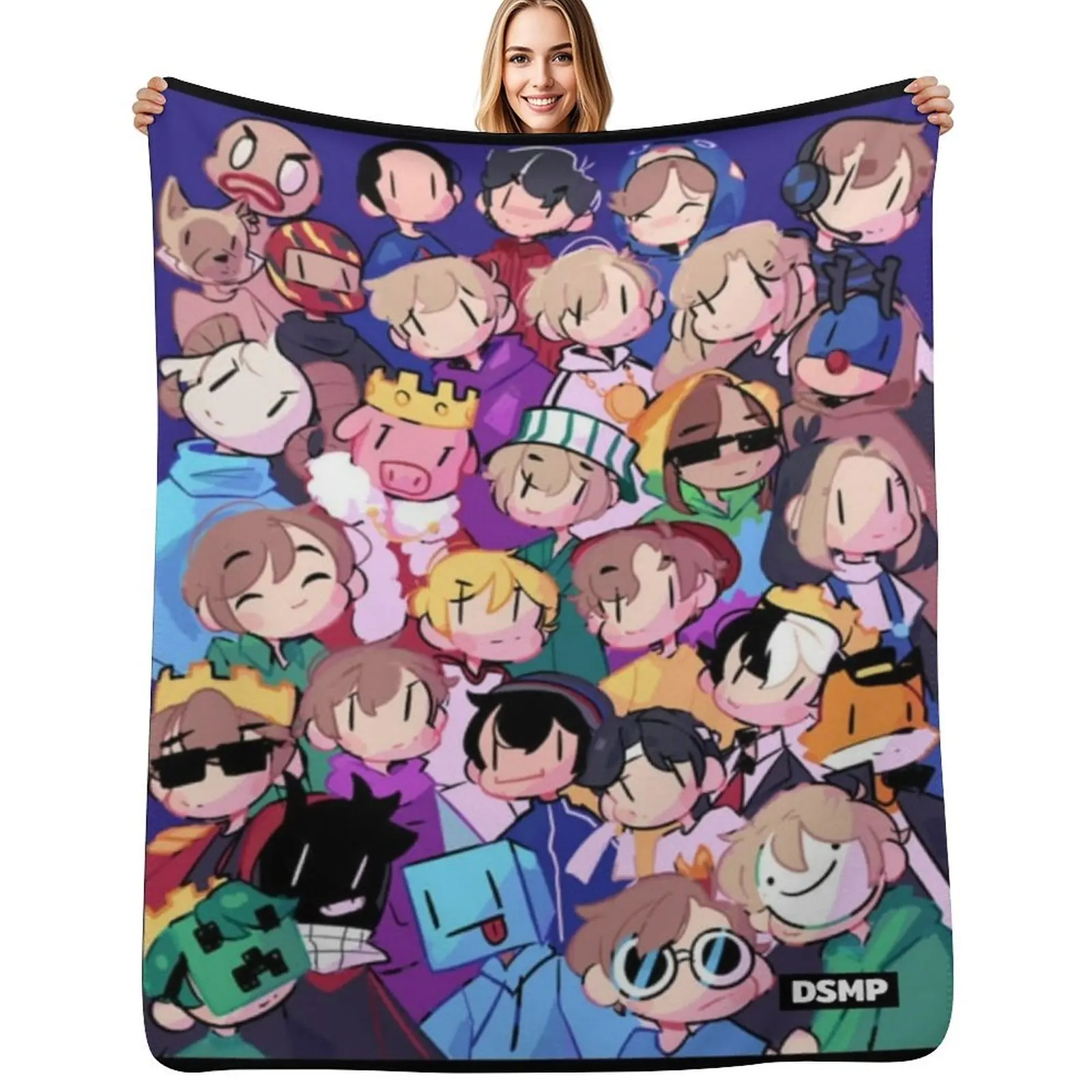 

DSMP Throw Blanket Bed Fashionable Luxury Thicken Decorative Beds Decoratives Blankets