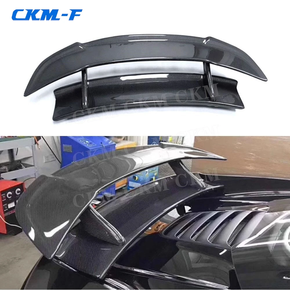 

Carbon Fiber Car Rear GT Wing Spoiler Body Kits for Mclaren 650s MP4-12C FRP Black Racing Spoiler Rear Trunk Duck Accessories