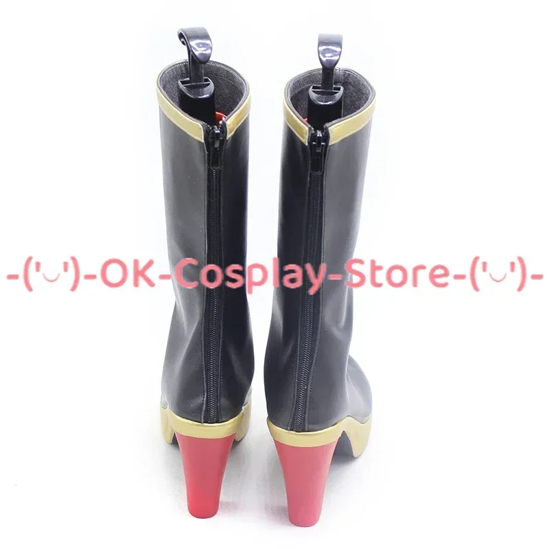 [Personalizzato] Vtuber Kuzuha Scarpe Cosplay Gioco Anime Gioco di ruolo Costume Prop Halloween Carnevale Festa Festa Stivali in pelle PU