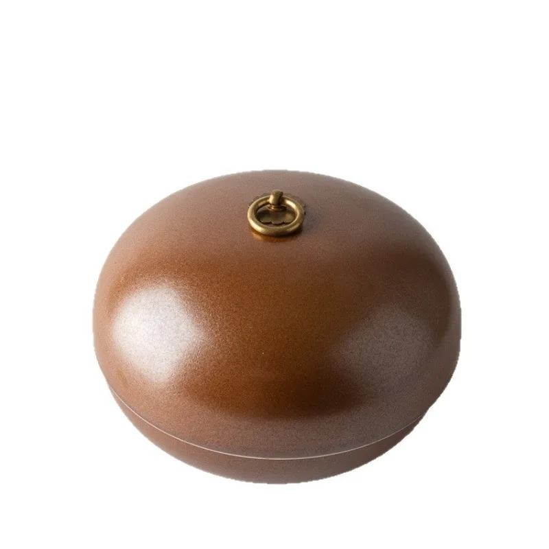 

8.5-inch small lunch box with lid, small noodle box, ceramic box with thick bottom and anti-scalding, bowl two-piece set