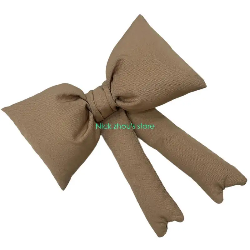 

E15E Colorful Bowknot Shaped Pendant Fashionable Fabric Butterfly Bows Charm Embellishment for Clothing Stylish Jewelry