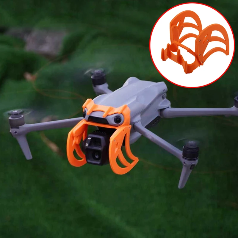 

1 шт. защитный чехол для карданного подвеса с 3D-печатью ABS, защитная планка, неразрушающая установка, модифицированные детали для DJI Air3s RC Drone