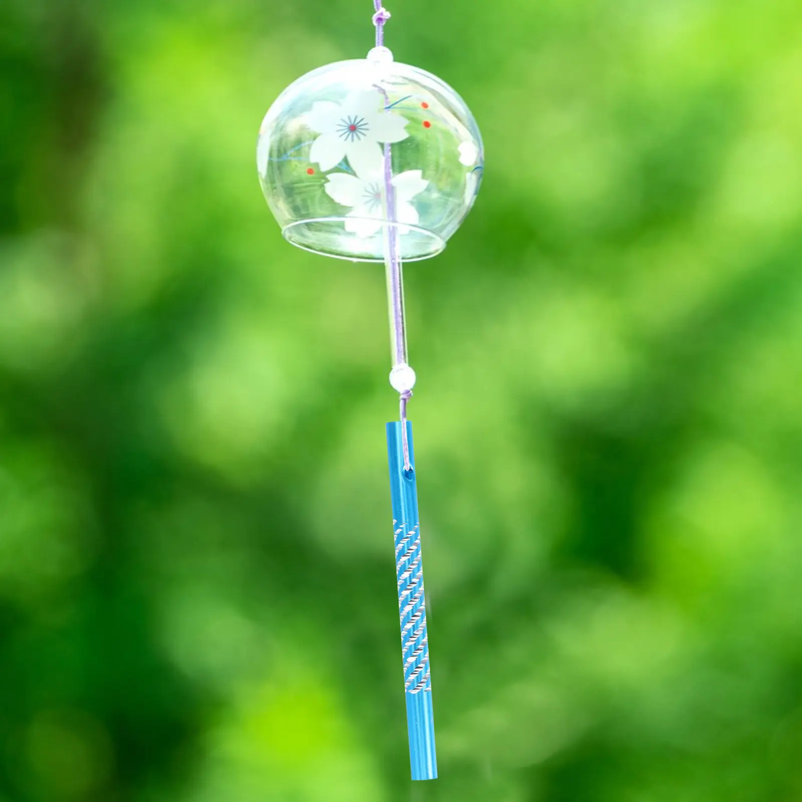 50Pcs Wind Chime Tubes Aluminum Hollow DIY Craft Outdoor Garden Hanging Bell Parts for Wind Bell Making Accessories
