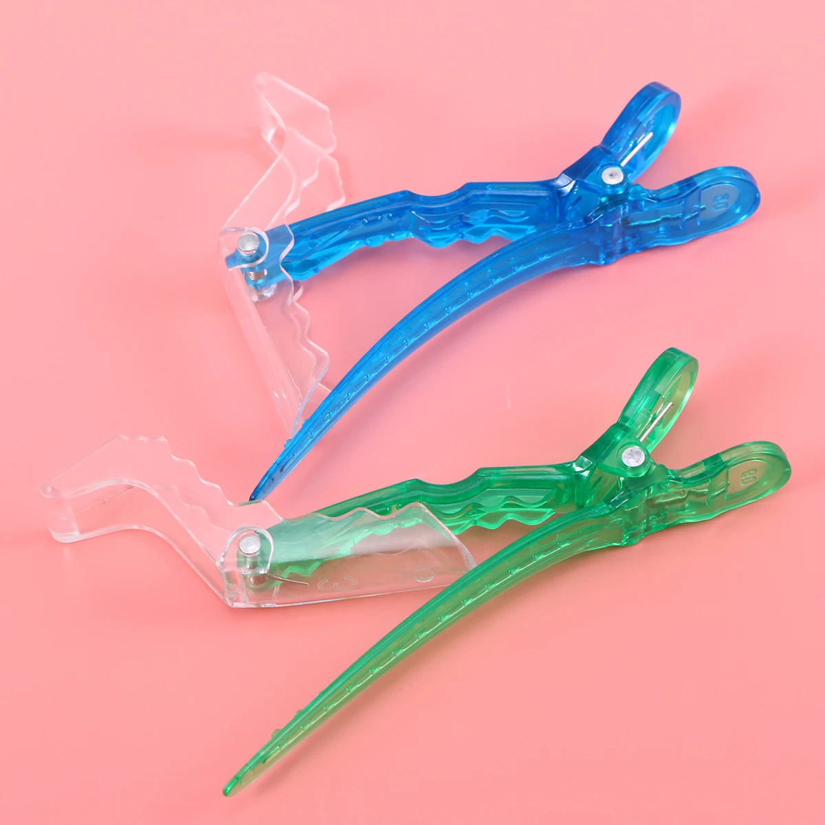 

12pcs Transparent Sectioning Haripins Salon Hair Clips Stylish Hair Clip DIY Accessories for Women and Girls