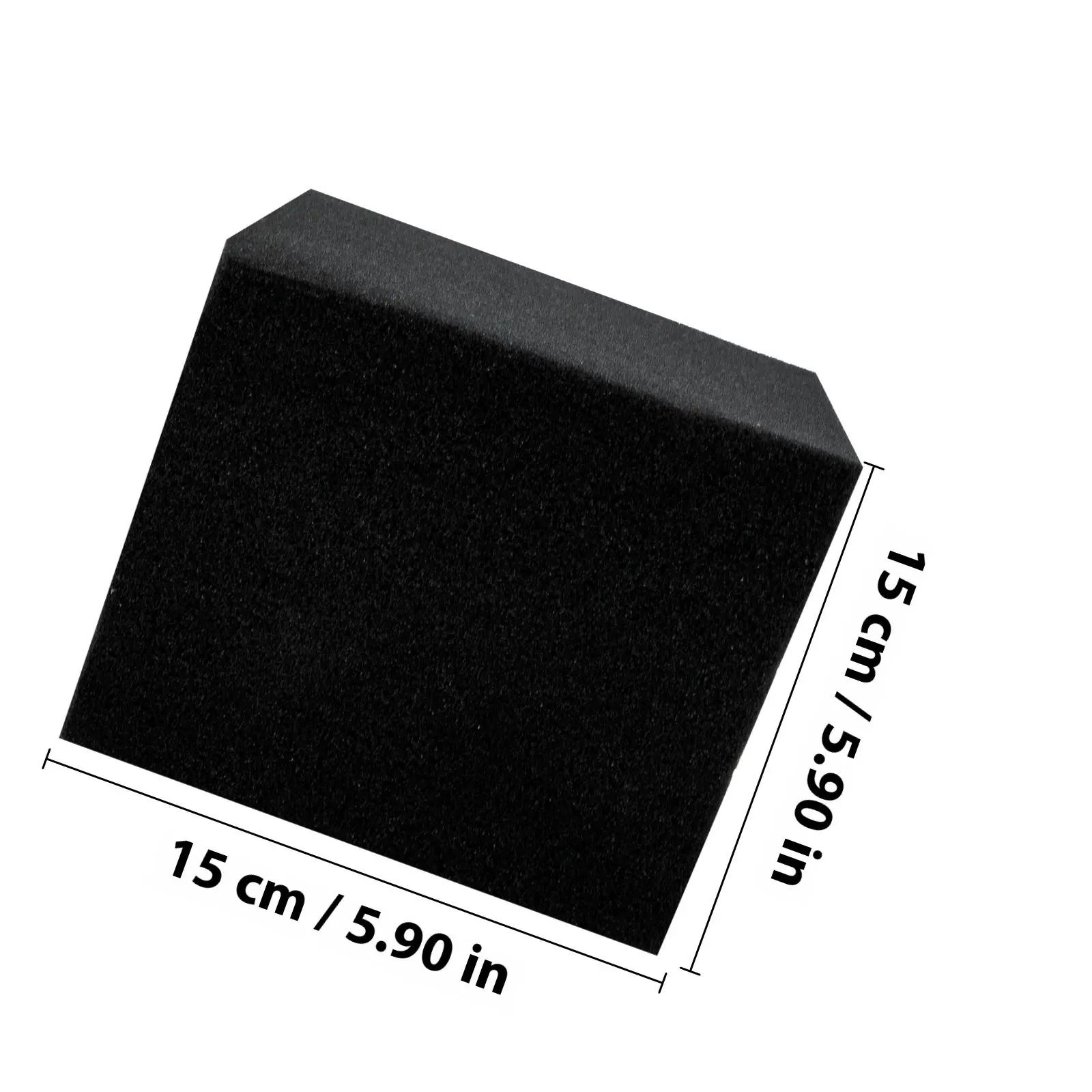 4Pcs Thick Uniform Soundproof Panel Premium Acoustic Sponge for Ktv Home Reduction Reverb Control Sound Insulation