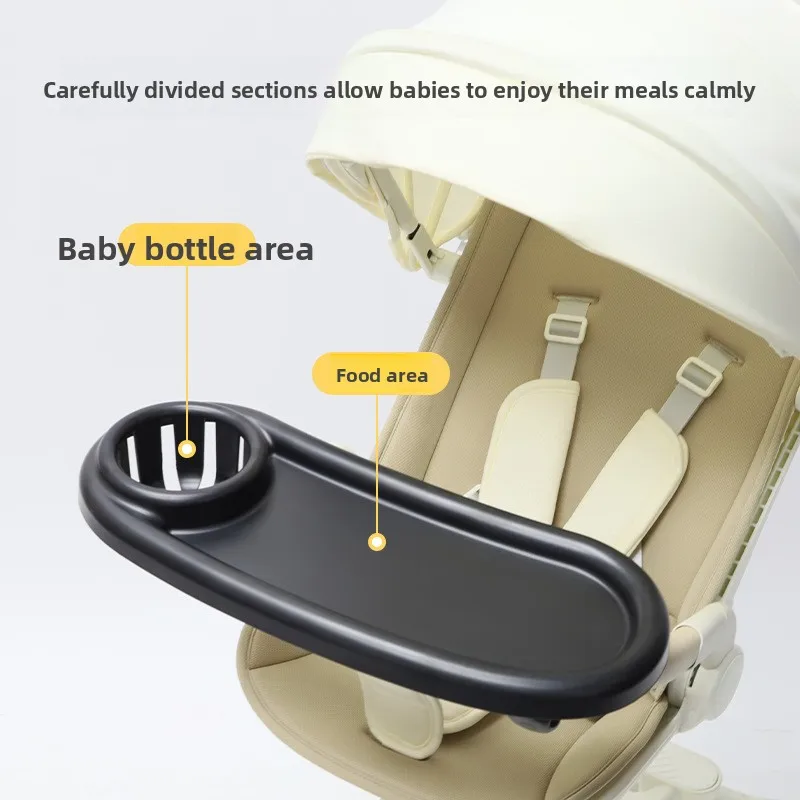 Somenie Universal Stroller Dining Tray Compatible with Maruya T6 Baby Good V9 Toddler Stroller Accessories