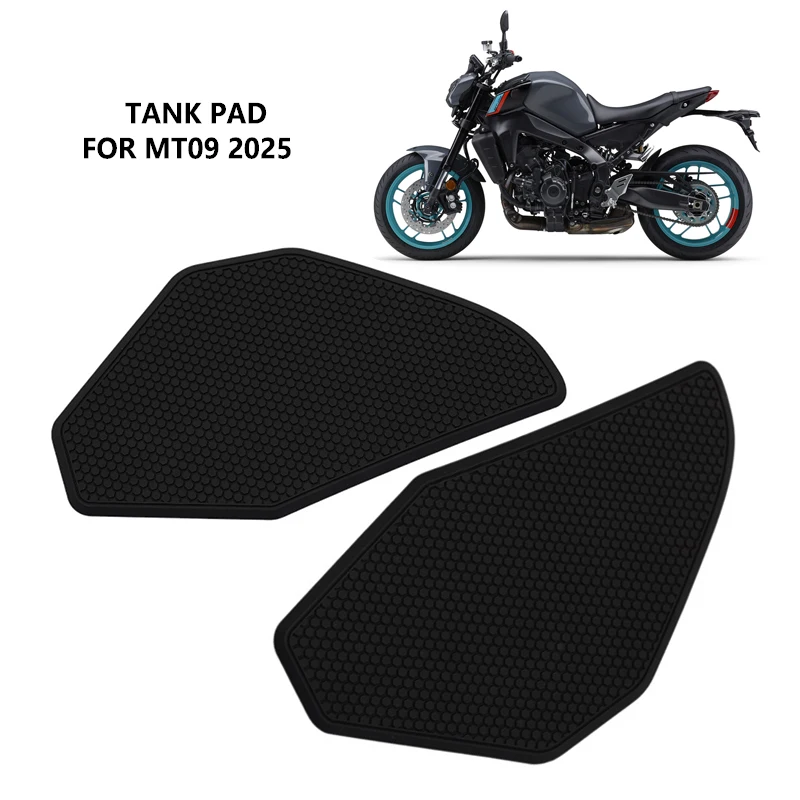 For YAMAHA MT-09 MT09 SP 2025 MT 09 SP New Motorcycle Non-slip Side Fuel Tank Stickers Waterproof Pad Rubber Sticker