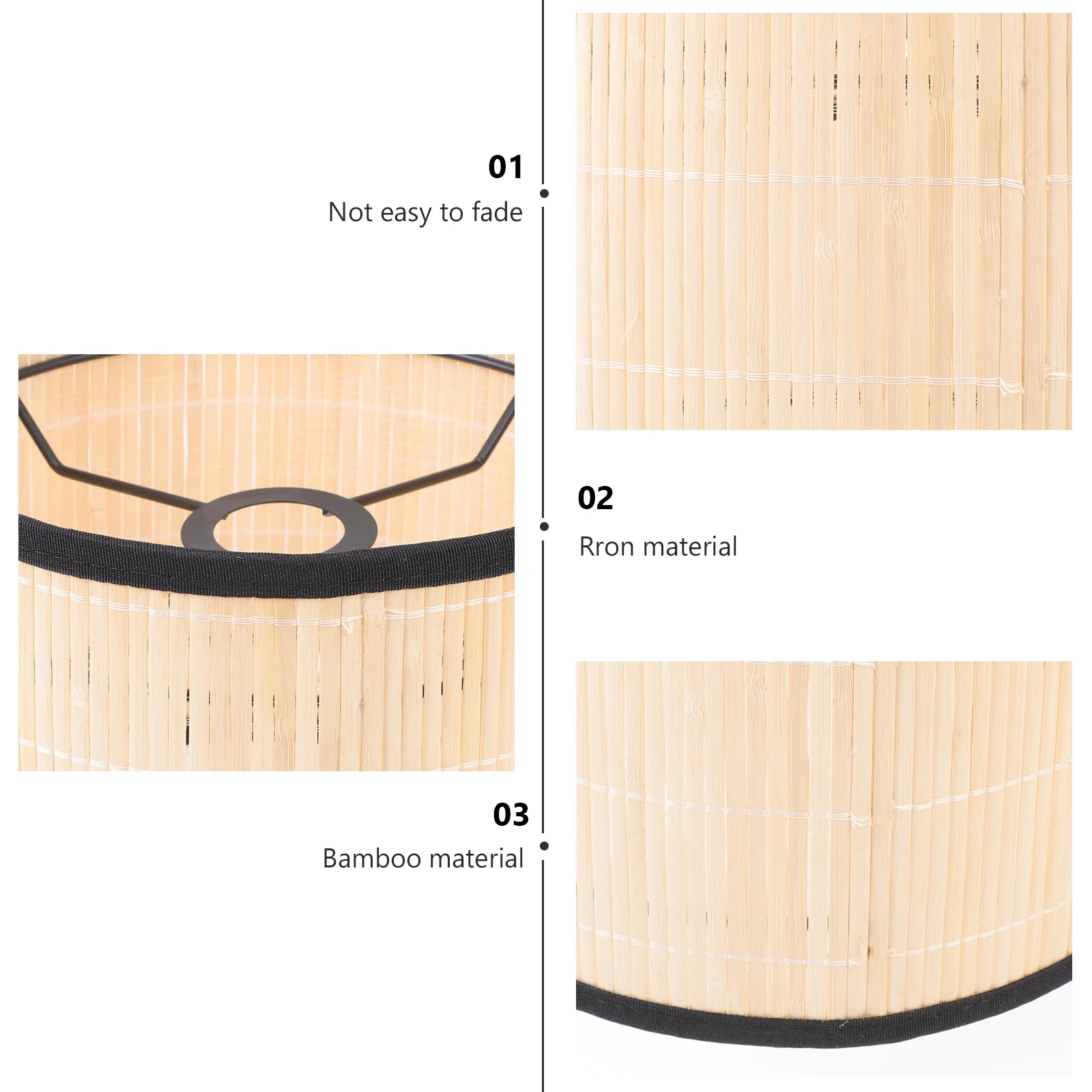 

1pc Bamboo Lamp Shade Japanese Style Light Cover For Chandelier Wall Lamp Home Decor Mild Eye-Caring Lighting Accessory