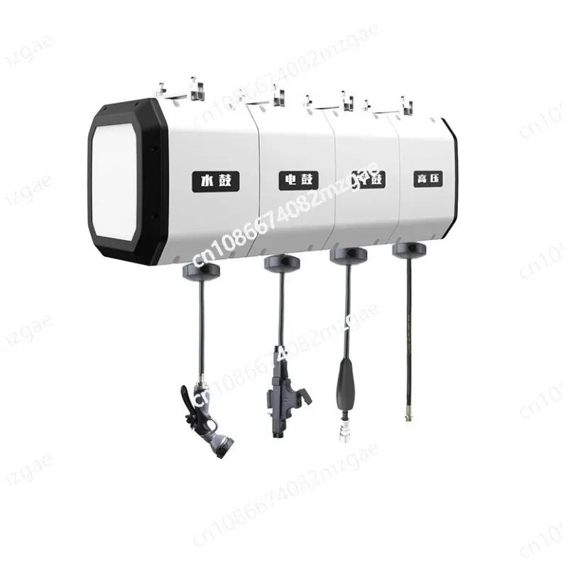 Air drum, electric drum, water bubble drum, high pressure water, storage rack, automatic telescopic reel