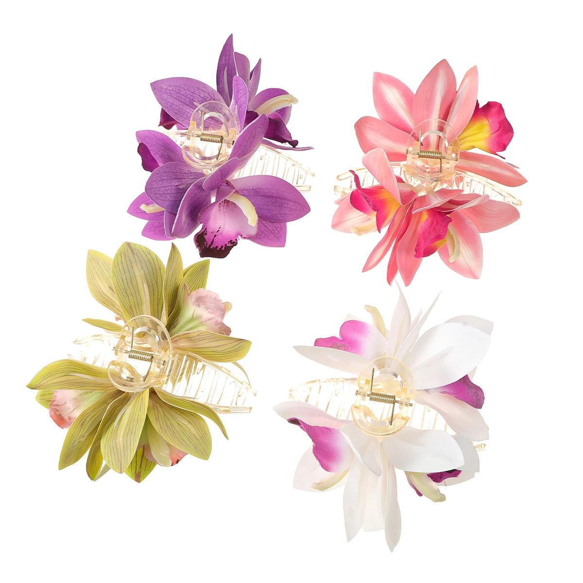 New Simple Flower Hair Claws Hair Clip For Women Fashion Hair Accessories