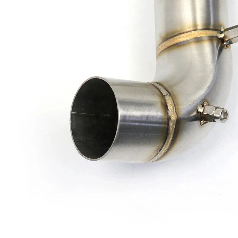 F750GS F850GS Motorcycle Exhaust Muffler Middle Link Pipe Connect Slip On Connector For BMW F750 F850 F 750 850 GS ADV 2020 2019 image 4