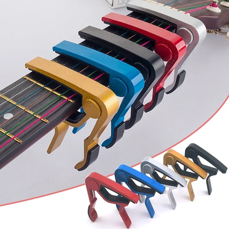 Gitara Capo zacisk ze stopu Aluminium gitara klasyczna gitary akustyczne gitara Capo Ukulele Capo ze ściągaczem mostka