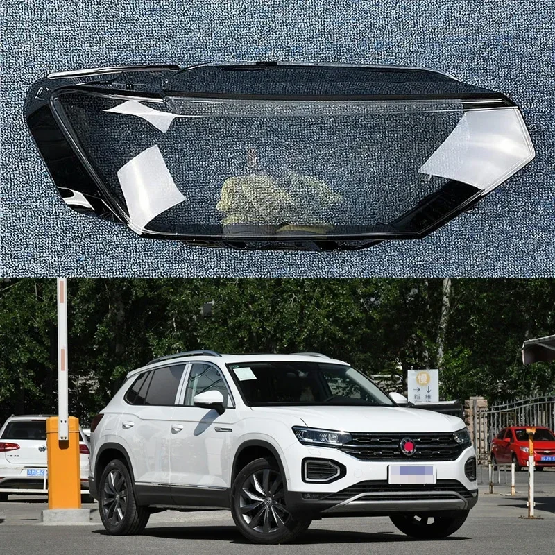 

For Volkswagen TAYRON 2019 2020 Headlamp Transparent Cover Lamp Shade Headlight Shell Lens Plexiglass Replace Original Lampshade