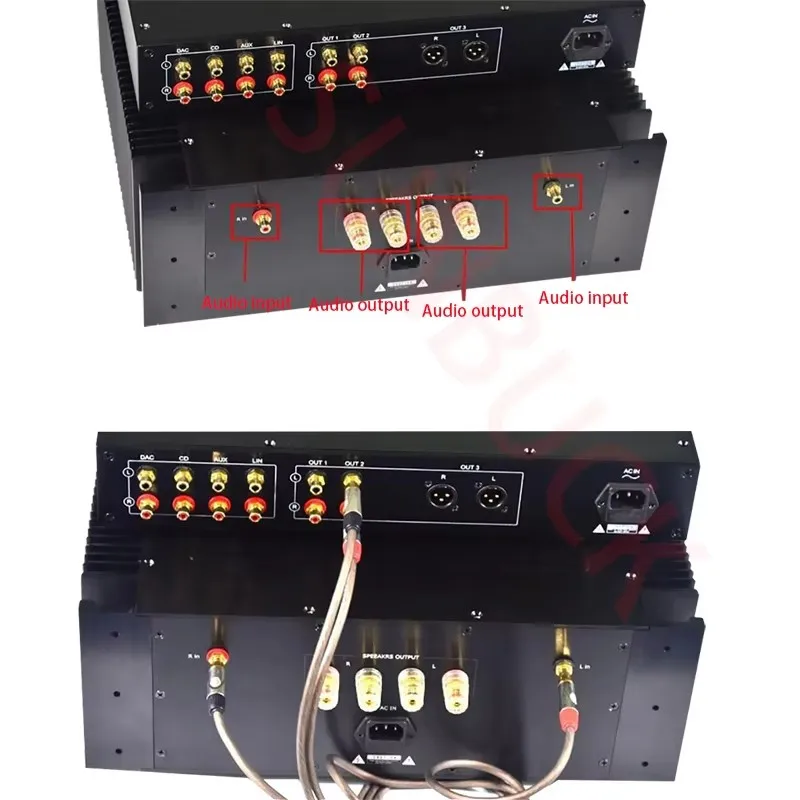 SUNBUCK EF35 Preamplifier 600W 2.0 Stereo Class A Class AB HiFi Power Amplifier Audio