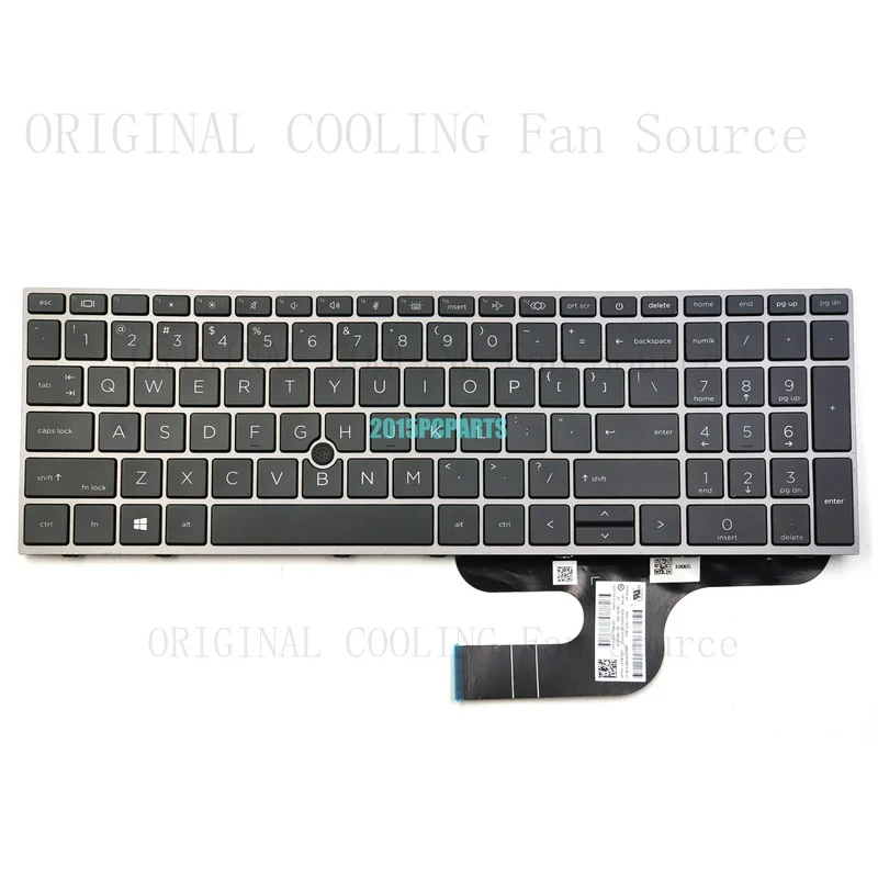R+  New for HP Zbook Fury 15 G7 G8 US Backlit Keyboard w/ Pointer L97967-001
