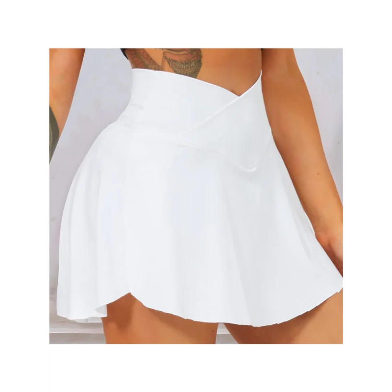 

【SEE】Women Tennis Skirts With Pockets High Waisted Golf Skirts Athletic Skorts Pleated Mini Skirt Workout