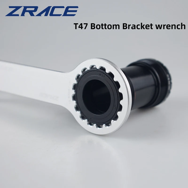 ZRACE T47 Bottom Bracket Tool 16 Notch Aluminum Central Movement Bike Key Mtb Bicycle Tool for Diameter 47/52mm Bike Accessories