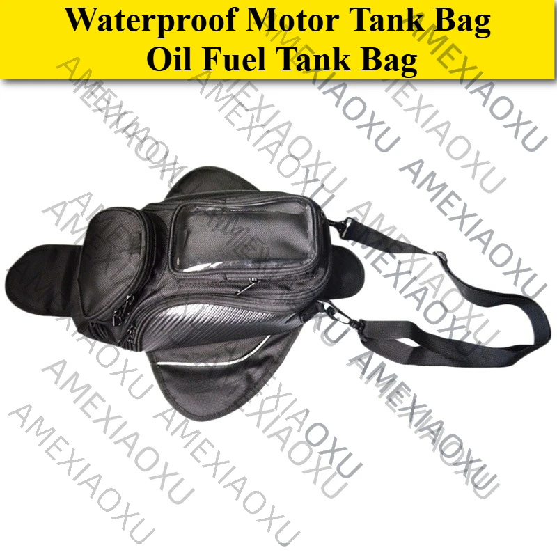 

Водонепроницаемая сумка на бак мотоцикла, магнитная сумка для топливного бака, одноплечная сумка-рюкзак для мотоцикла AMEXIAOXU