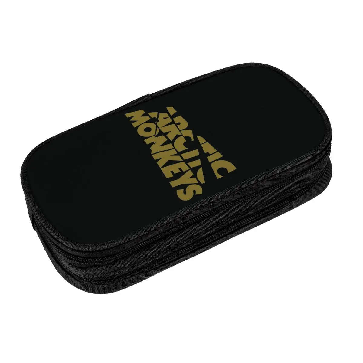 Arctic Monkeys Rock Band (2) Pencil Case Back To School Pencil Cases Canvas Students Retro Large Pencil Bag Stationery Organizer