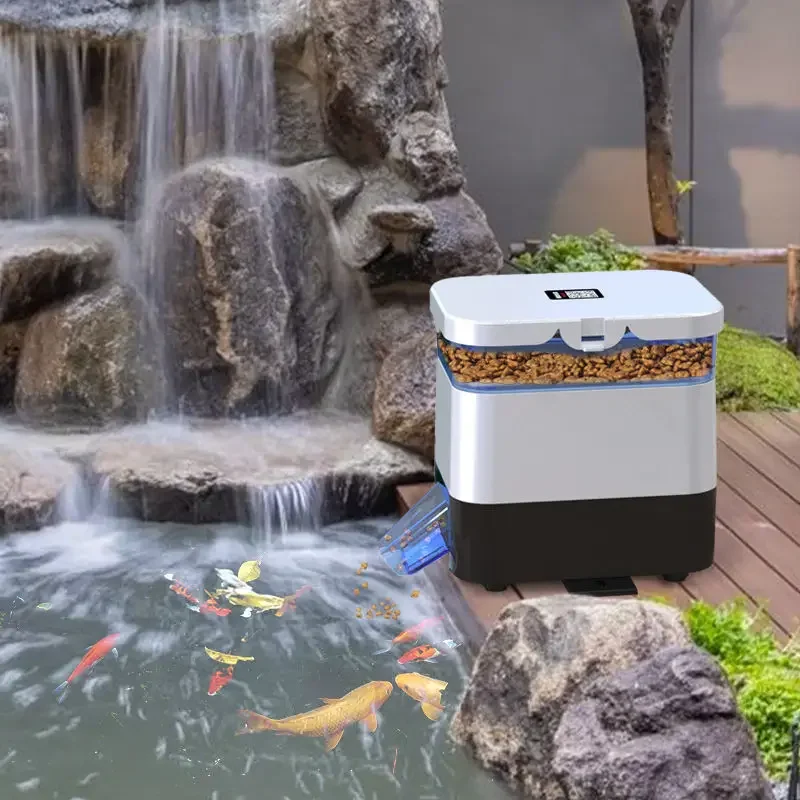 

Автоматическая интеллектуальная кормушка для рыб на открытом воздухе