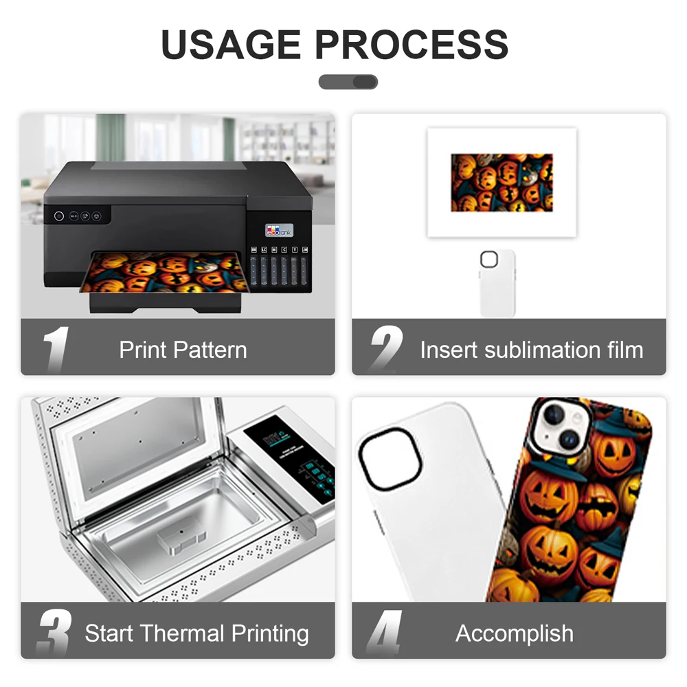 L18058 High-Resolution Sublimation Printer for Craft Experts A4 L8058 Printer Portable A3 L18058 Sublimation Printer for DIY Use