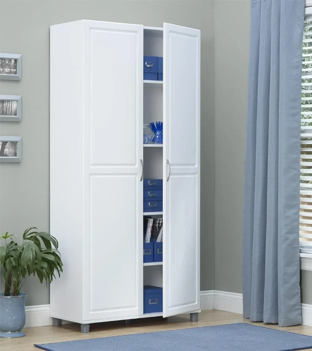 Küchen schrank, Küchen schrank, multifunktion aler Stauraum, 36 "Utility Storage Schrank, weiße Wohnzimmers chränke