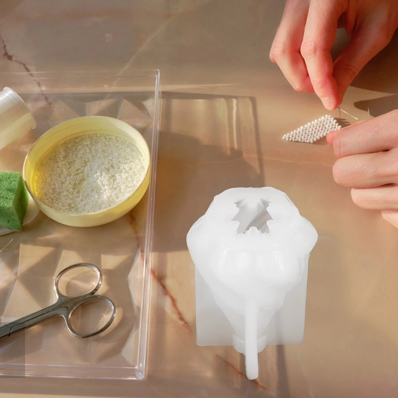 

Making Silicone Crafting Triangle Cone Shaped Epoxy Resin Mold Christmas Tree Decor Mold For Diy Aroma