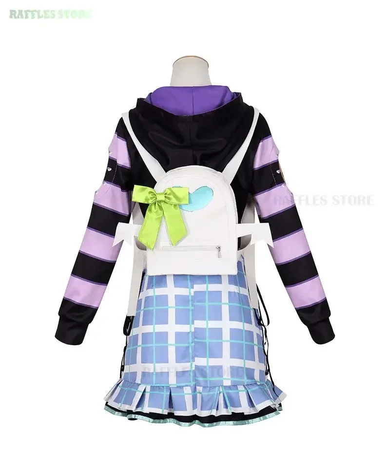 КосплейProject Sekai Colorful 25-ji Костюмы для косплея Парик Asahina Mafuyu Mizuki Yoisaki Kanade Shinonome Ena Anime Cos Женский костюм