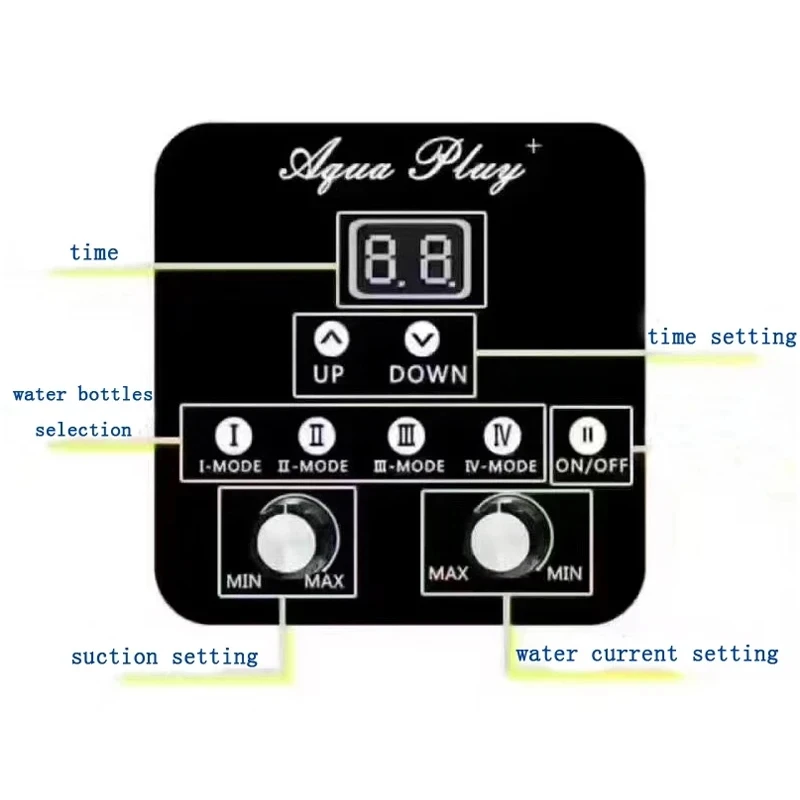 2 in 1 Water Oxygen Spray Facial Ultra-micro Bubbles Hydro microdermabrasion Acne Treatment Pore Cleaner Facial Machine