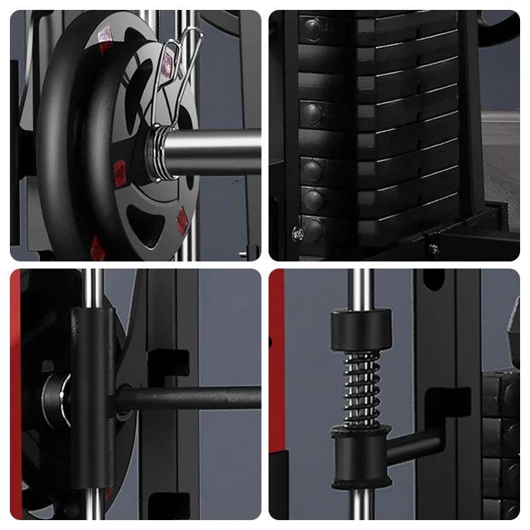 ZHOYA SPORT Gym Equipment Fitness Strength Training Smith Machine With Weight Lifting Power Rack Squat Machine