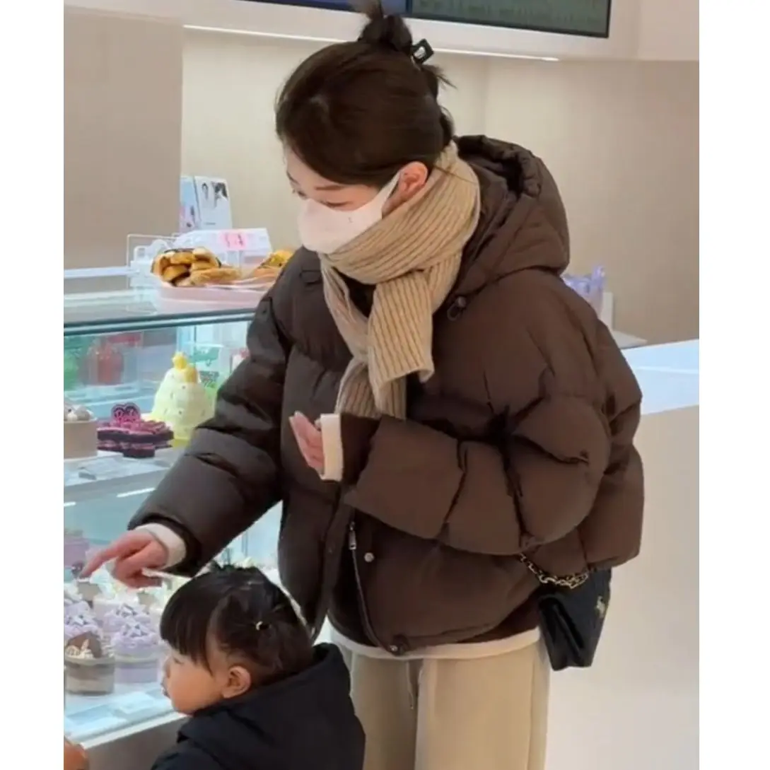 

Парки женские для девочек короткие осенние на ворсовой подкладке пушистые эластичные манжеты милые женские повседневные легкие милые женские милые привлекательные