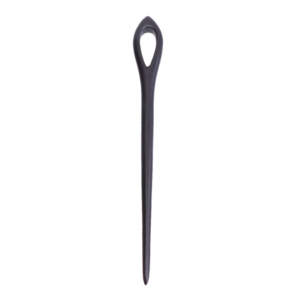 

1pc Ebony Hairpin Fork Handmade Durable Practical Sturdy Ancient Style Parties Festival Photography Ceremonies
