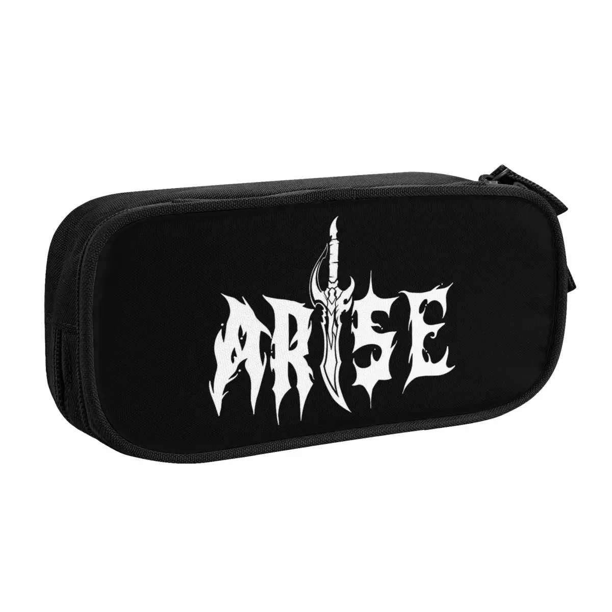 ARISE! 005 Solo Leveling Sung Jinwoo Pencil Case Fun Pen Box Bags Student Big Capacity School Supplies Zipper Pencilcases
