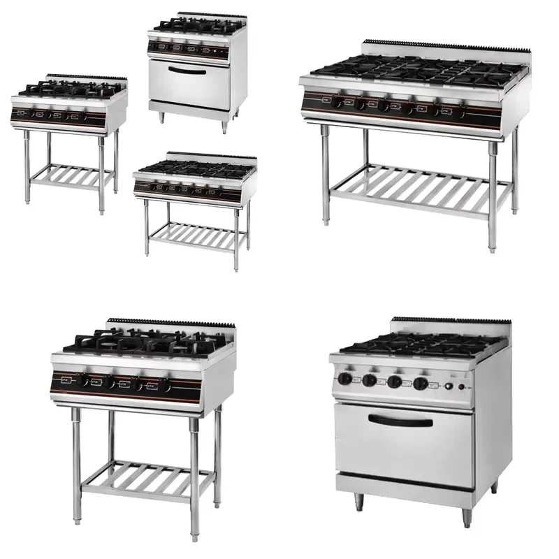 Portable Kitchen /Electric Oven Stove with 4 or 6 Burners Stainless Steel Surface for Home and Hotel Use