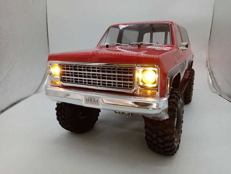 Sistema di gruppo luci di collegamento a LED per 1/10 RC Crawler Car Traxxas TRX4 Chevrolet K5