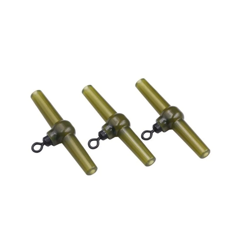 10pcs Set Side Bend Design Helicopter Carp Fishing Rig Anti Tangle Rolling Swivels Side Bend Rig Durable Material
